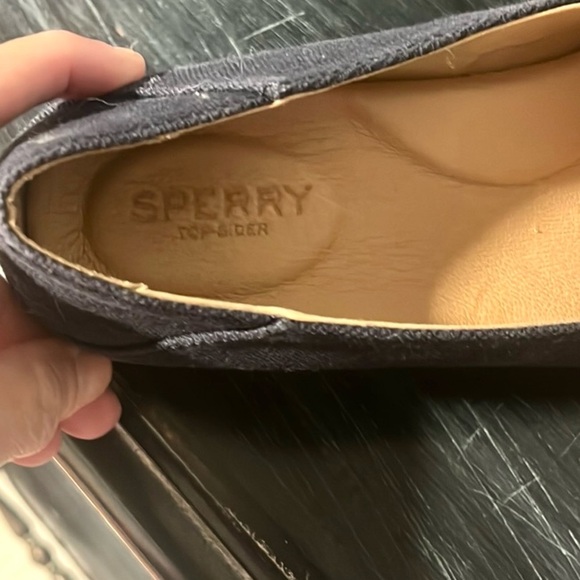 Sperry Shoes, Size 10,Seaport Levy Loafers Slip-On Flats Comfort Blue Canvas - Picture 6 of 7